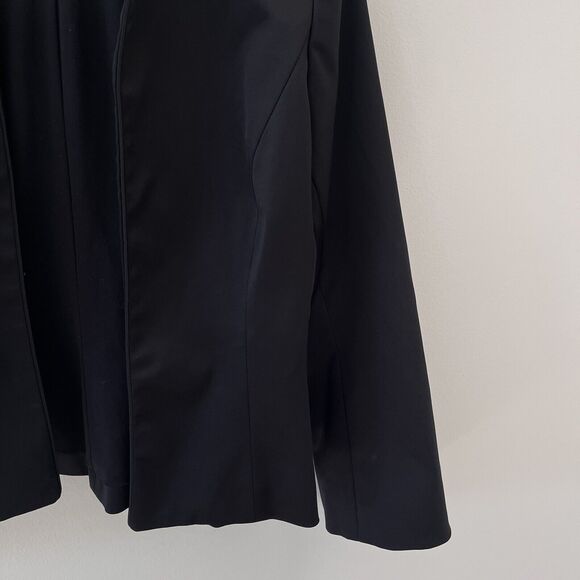 JS Collection Black Short Jacket Blazer Satin - Size 8 - Picture 5 of 7